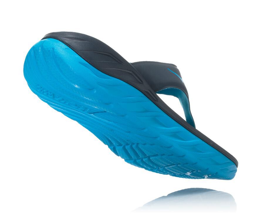 Hoka One One Sandale Damske Námornícka Modrá - ORA Recovery Flip - 65902-YRGA